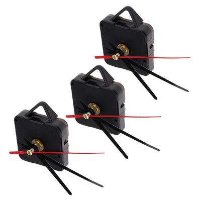 3-teiliges Uhrwerk mit Zeiger für Quarz-Wanduhr-Reparatur-Ersatz, gemischt