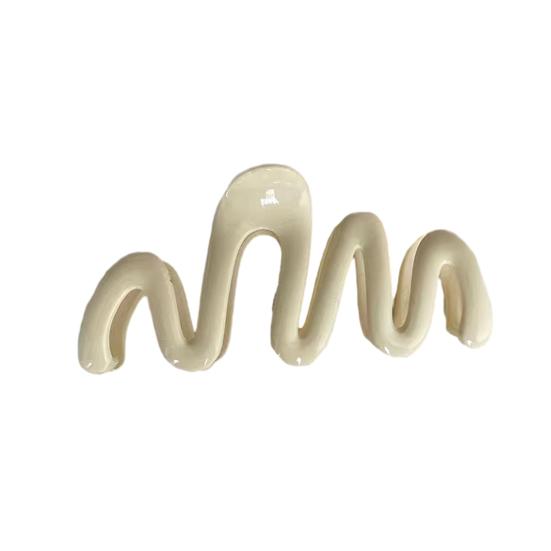 Hair Claw Clip Wavy Candy Color Non Slip Strong Hold Elegant Large Women Long Thick Thin Curly Hair Clamp Fashion Hair Accessories