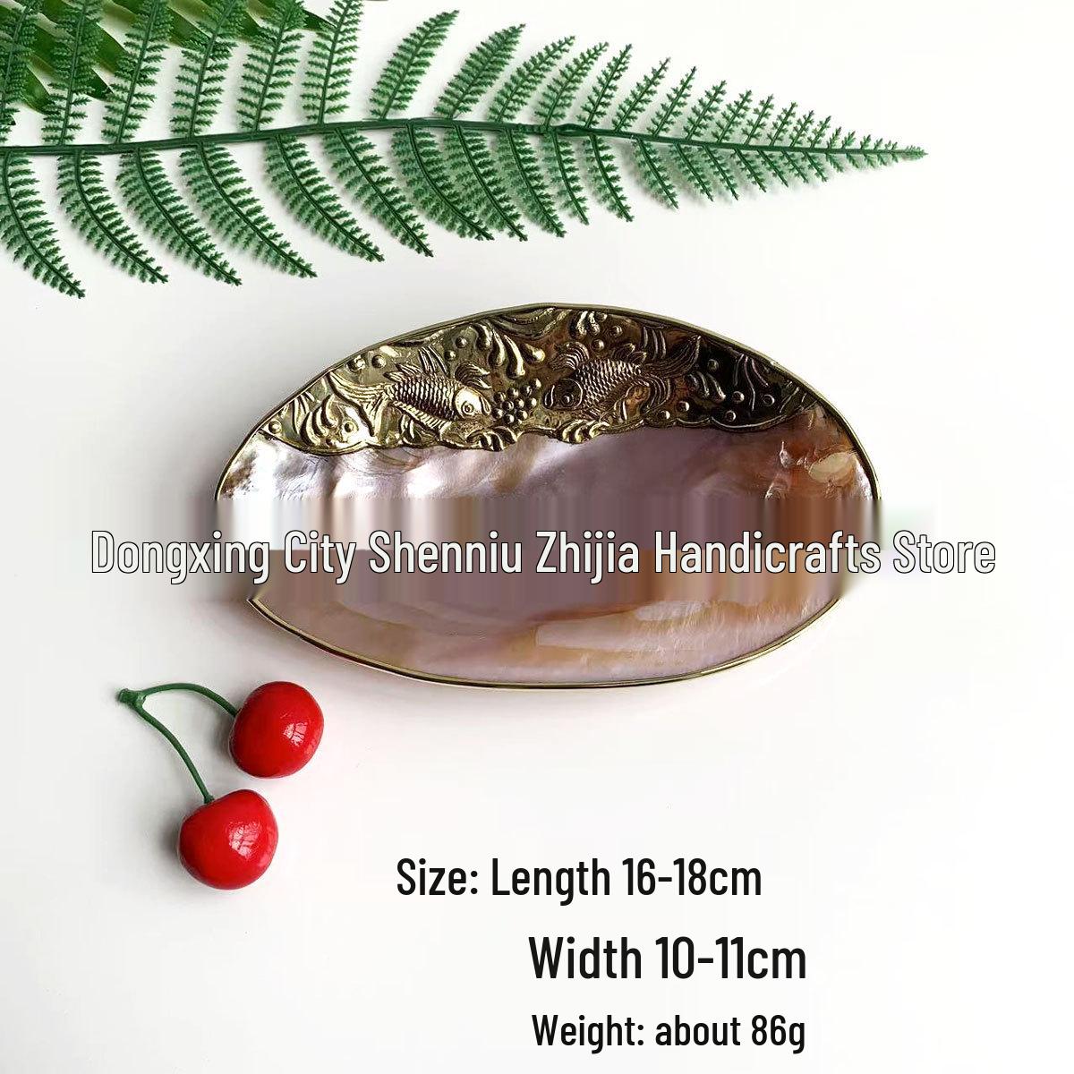

Deep Sea Shell Plate Decorative Storage Ornament