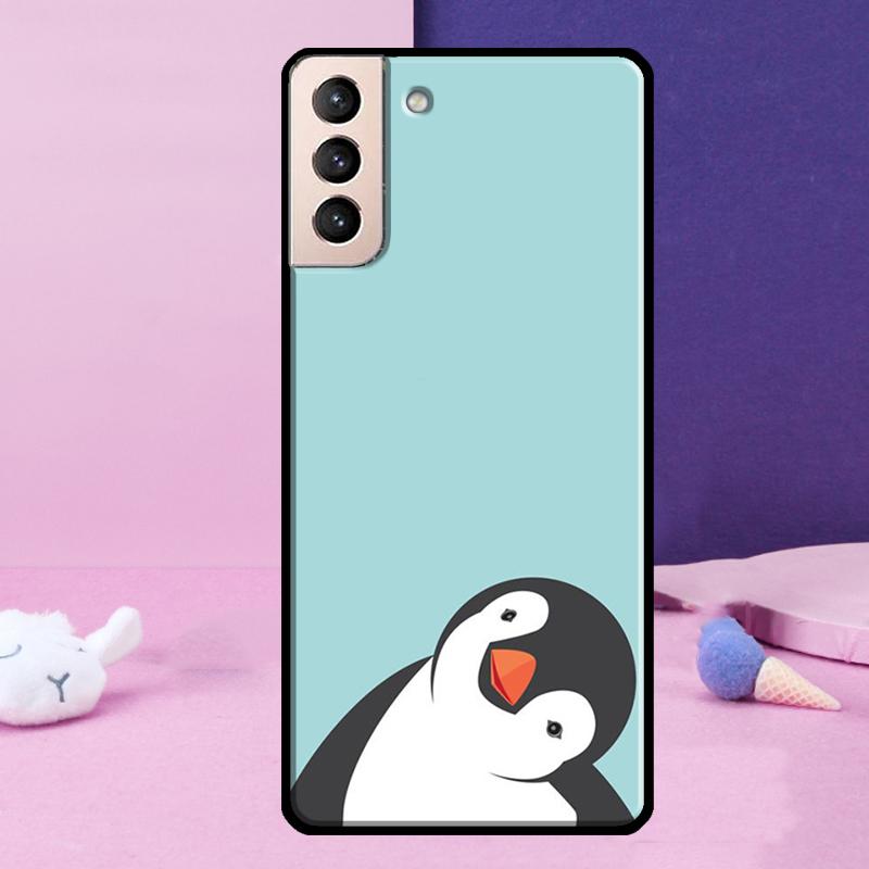 Penguin Phone Case For Samsung Galaxy S25 Ultra S23 S20 S21 S22 S24 FE S9 S10 Plus S24 Ultra Cover