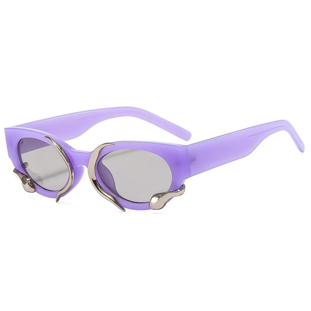 New Fashion Small Frame Oval Sunglasses Vintage Women Brand Designer Sun Glasses Women'S Sports Uv Protection