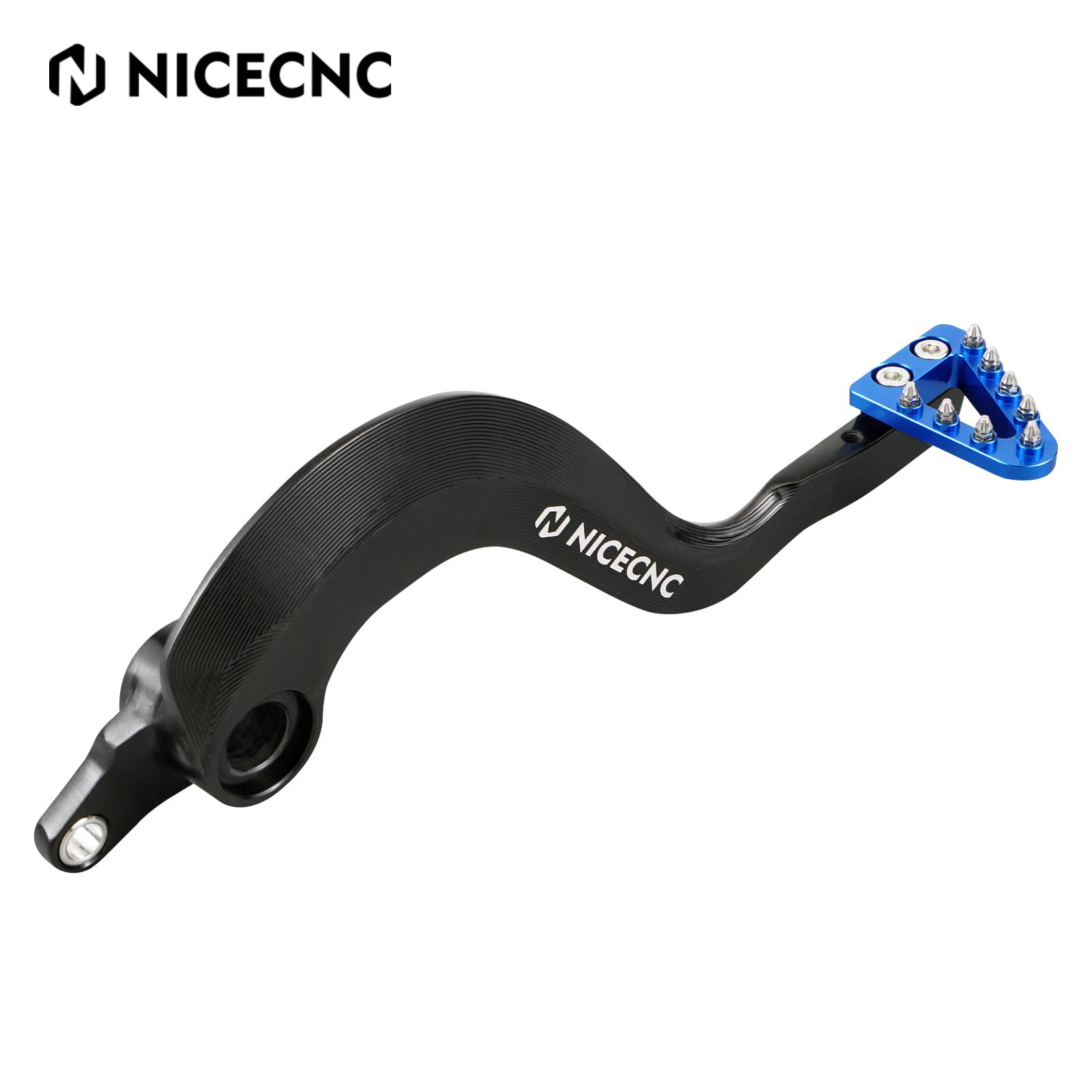 

NICECNC For Yamaha YZ125 YZ250 2005-2024 YZ125X 2017-2023 YZ250X 2016-2023 2022 Motorcycle Adjustable Forged Brake Pedal Lever синий