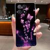 Phone Case For Xiaomi POCO X6 PRO 5G/Redmi K70E Fundas Capa Butterfly Bow Protective Casing Transparent Soft Silicone TPU Cover