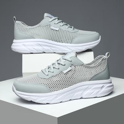 Cross-Border Plus Size Lightweight Sports Fashionable Running Shoes Breathable Casual Shoes Men's Shoes Summer EVA Upper Materia