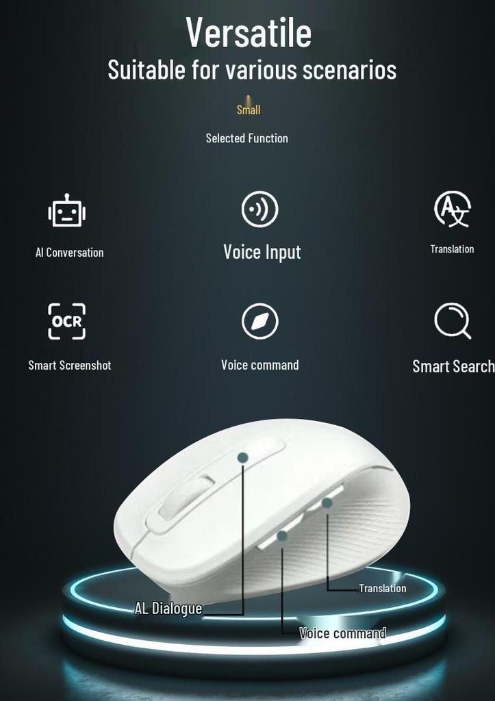 Promo: Rechargeable AI Smart Wireless Mouse with Voice Control & Translation