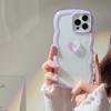 Bunte Kristall 3D Liebe wellige stoßfeste Handyhülle für Iphone 11 12 Pro Max Xsmax X Xr 13 Promax süßes Herz süße Rückseite