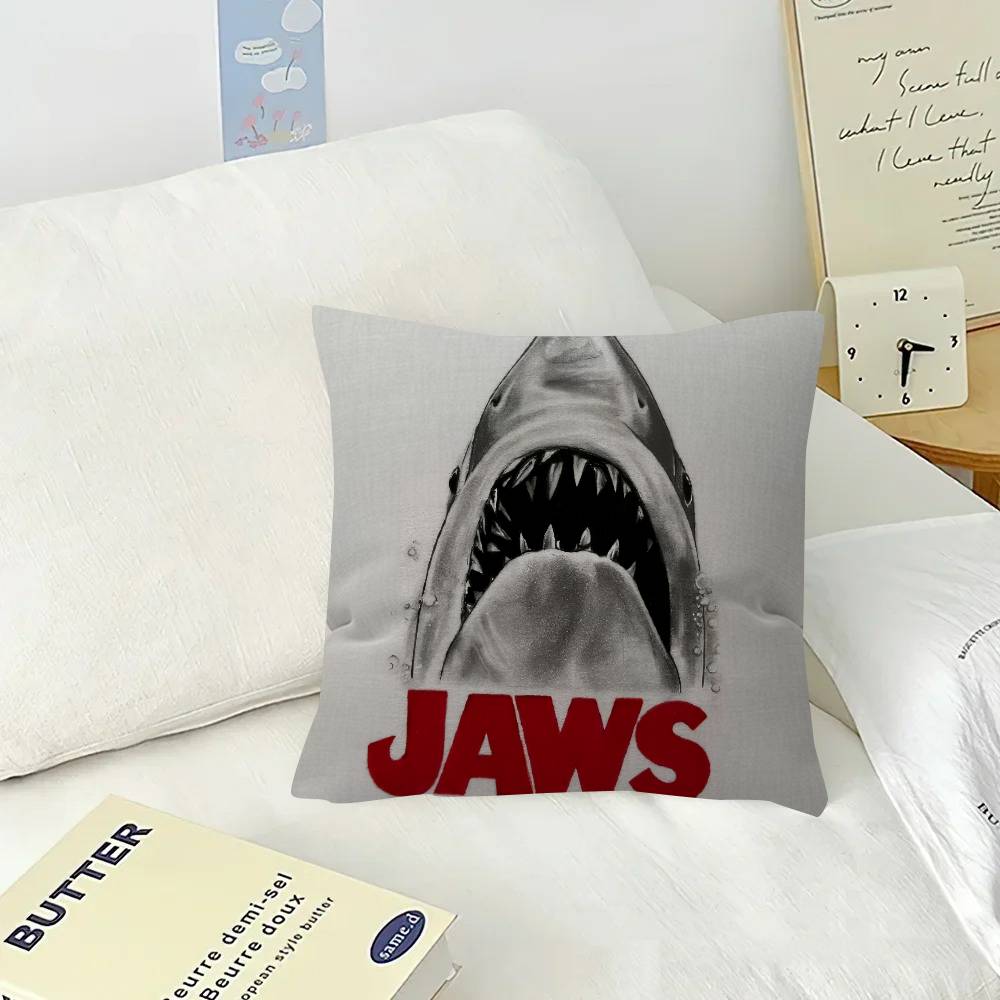 Classic Movie JJaws Decorative Room Aesthetics Pillow Case Home Decor Bedroom Sofa Bed Couch Pillow Cover x