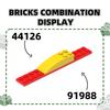 Non-Toxic 34Pcs/Lot No.44126 Curved 6 X 2 Block Moc Color Accessories Compatible With Curved Brick Diy Toys For Particle Brain Puzzle Toy