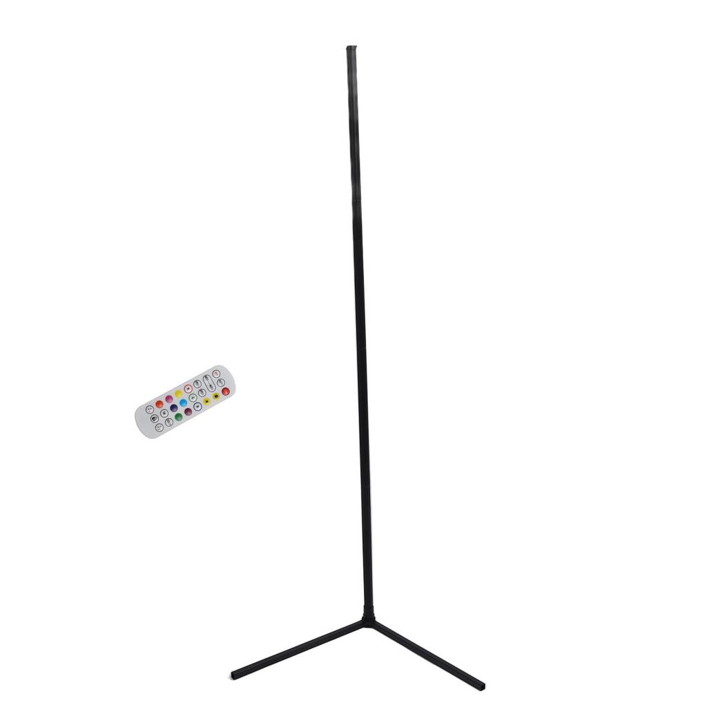 Corner Floor Lamp Dimmable RGB Color Changing Music Sync Modern LED Standing Lamp with Remote