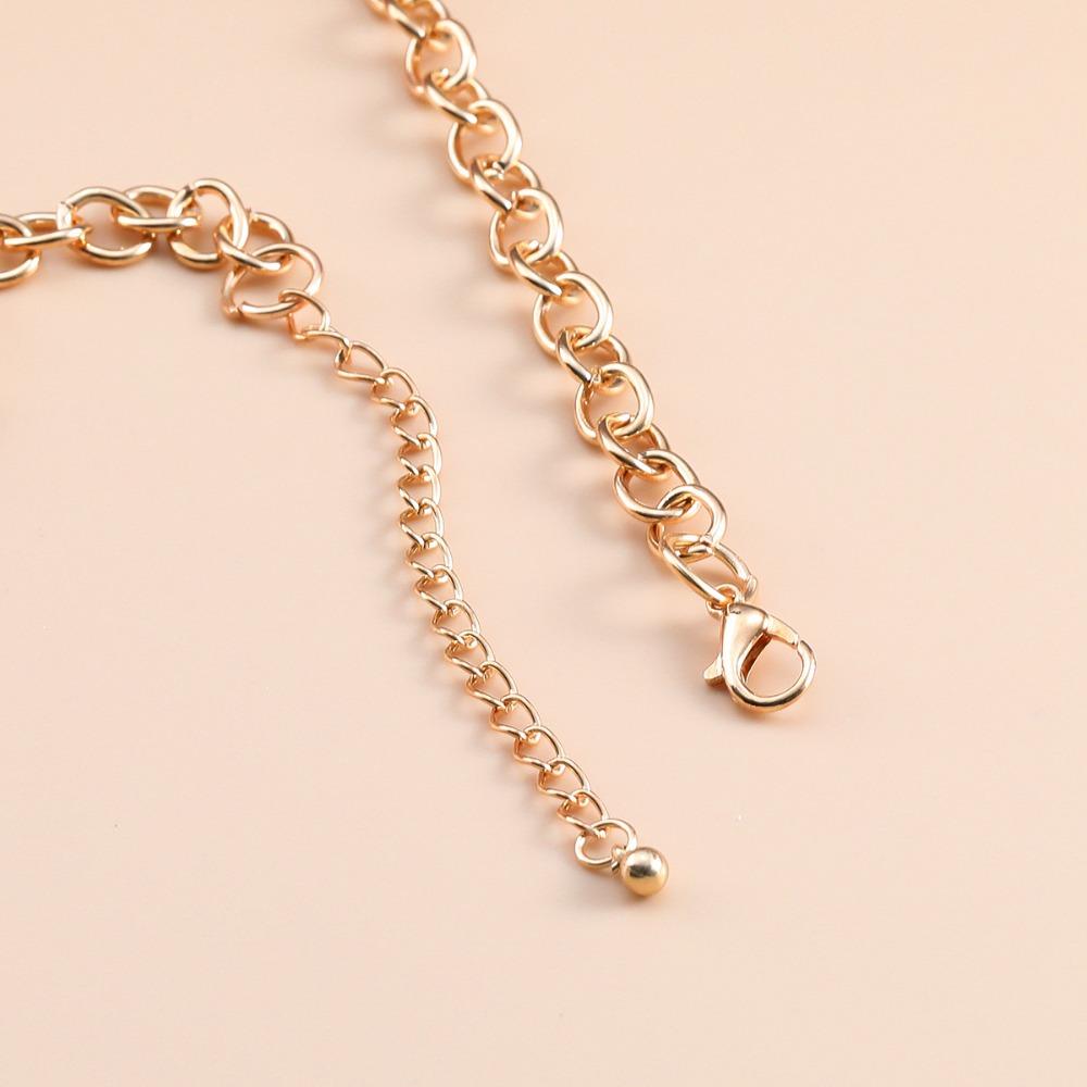 Trendy Exaggerated Coral Collars Bohemia Exaggerated Coral Necklace Red Coral Alloy Necklace