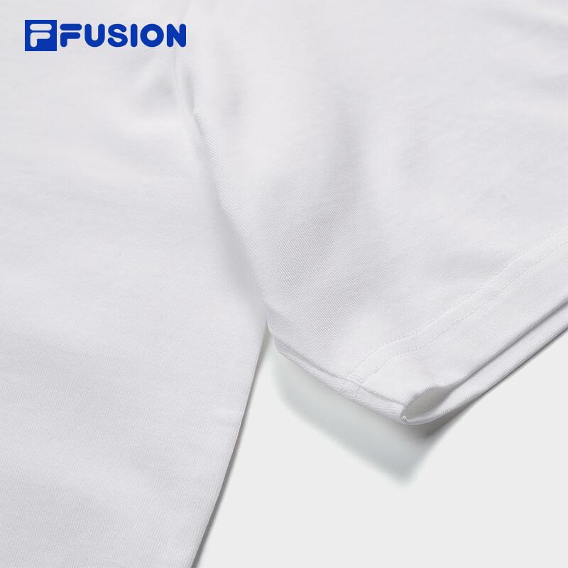 FILA FUSION Unisex Cool-Touch Cotton Loose Fit T-Shirt