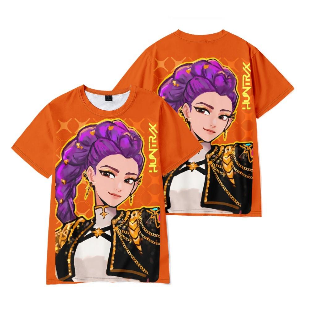 20 Colors KPop Demon Hunters Merch 2025 Tee T-shirt Merch Men Short Sleeve Tee Unisex Tops Clothes Causal Female Y2K Tops