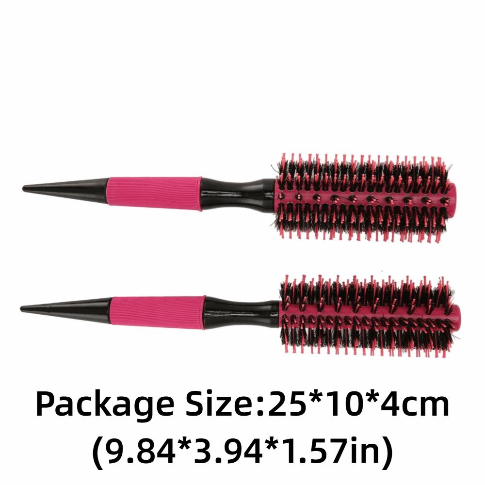 Even Heat Dissipation Round Hair Comb Ergonomic Handle Hair Styling Round Brush Home Use