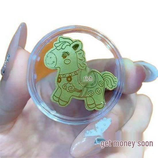 Pure Gold 999 Wealth Talisman Phone Sticker - Attract Wealth Instantly