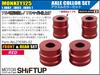 SHIFT UP 270385-02 Motorcycle Equipment, Wheels, Axle Color, Front & Rear Set, Monkey (19-24 Years) [JB02/JB03/JB05] Red