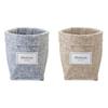 Jute Cotton Linen Storage Bag Flowerpot Desktop Basket Hanging Pocket Organizer Toy for Cosmetic Sundries Box Home Decor