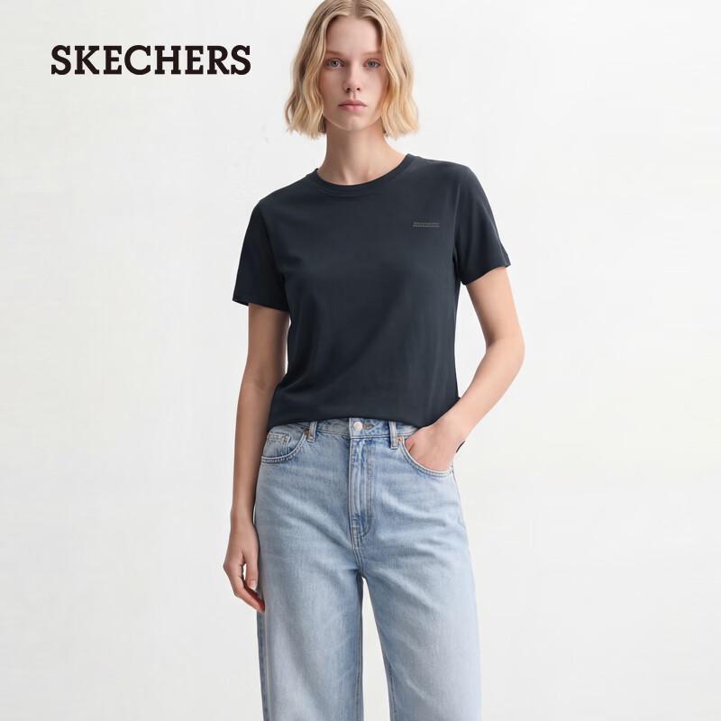 Skechers Women s Moisture-Wicking Short Sleeve T-Shirt L226W101 M