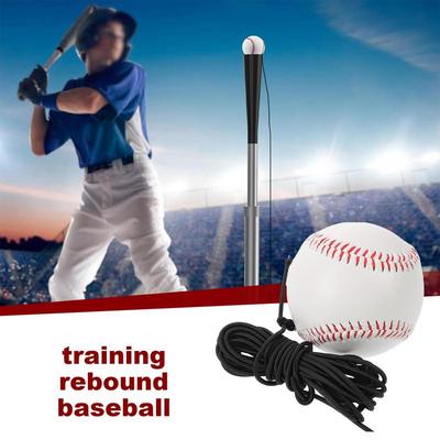 Baseball Trainer Softball Swing Trainer Practice Equipment Elastic String Rebound Bouncy Balls Portable Softball Batting Aids