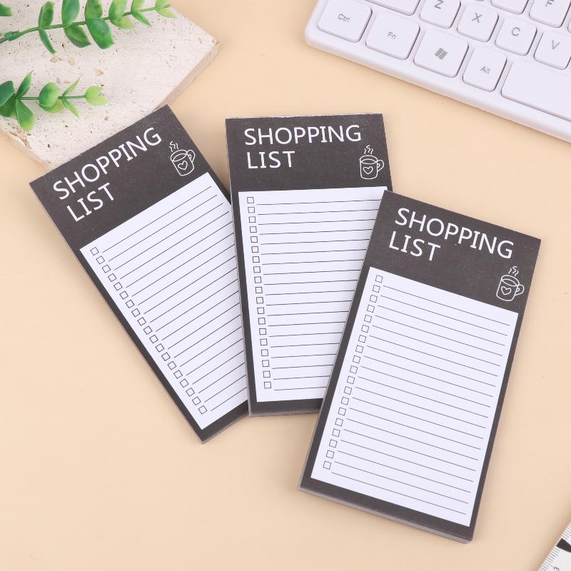 פנקס תזכורות מגנטי לוח הודעות למקרר פנקס קריעה נייד מתכנן תזכורות רשימת קניות לבית משרד בית ספר