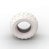 Non-Toxic Moc 1Pcs 45892 Tire 81.6X38 Balloon Building Blocks Kit High-Tech Wheel Bricks Particle Diy Toys Children Birthday Kid Gifts