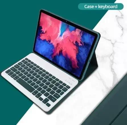 

Case with Keyboard for Lenovo Tab P11 Pro 2nd Gen TB-132FU/138FU Xiaoxin Pad Pro 11.2 Inch 2022 Tablets Keyboard Cover Funda English keyboard темно-зеленого