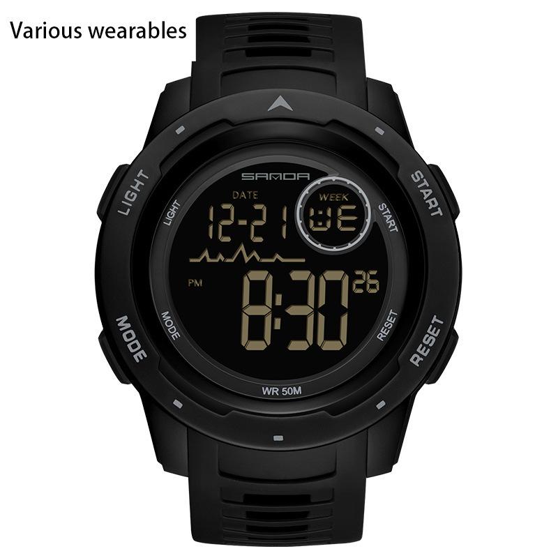 

Часы для мужчин и женщин с одним дисплеем и одним механизмом, светящиеся, для активного отдыха, креативные, индивидуальные