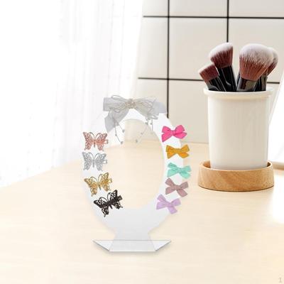 Barrette Display Stand Hair Clip Minimalist Barrettes Round for Teen Girls Girl