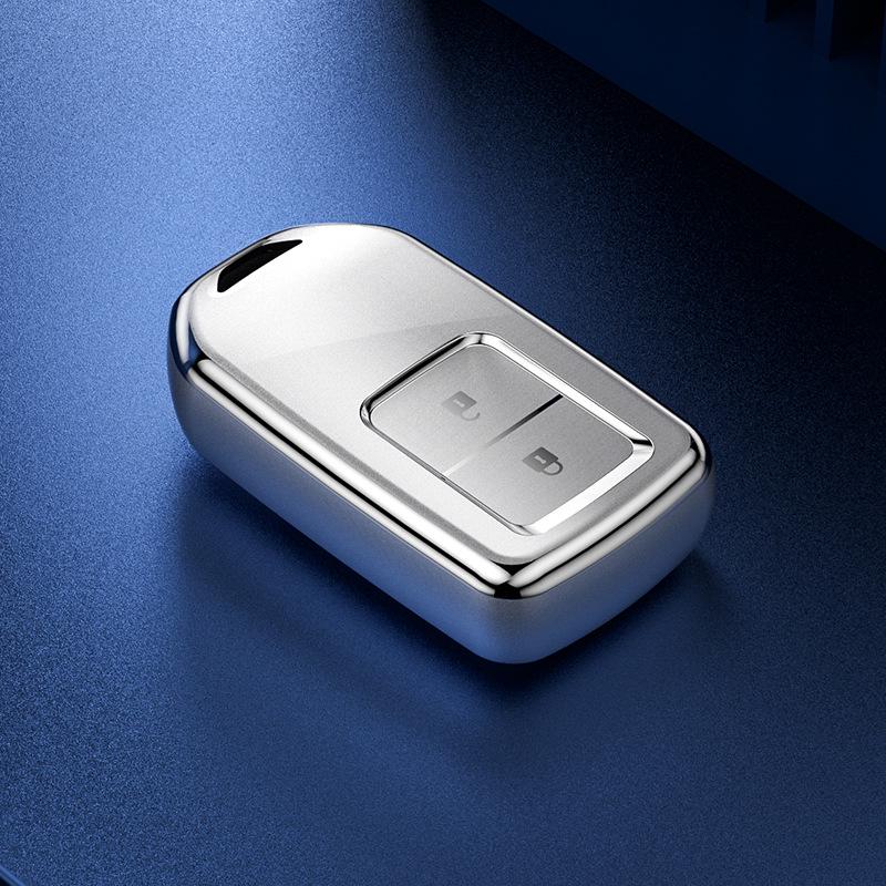 

Honda Accord 2-Button Quicksand Silver Key Case for Civic, INSPIRE, Lingpai, Haoying, Guandao.