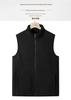 Thick Coral Fleece Couple Vests with Zipper Pockets – Warm and Stylish for Men and Women