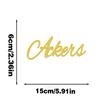 1PC Acrylic Custom Name Tag For Kids Room Decor Baby Birthday Party Decor Customizable Laser Cut Name Plaque Hanging art Sign