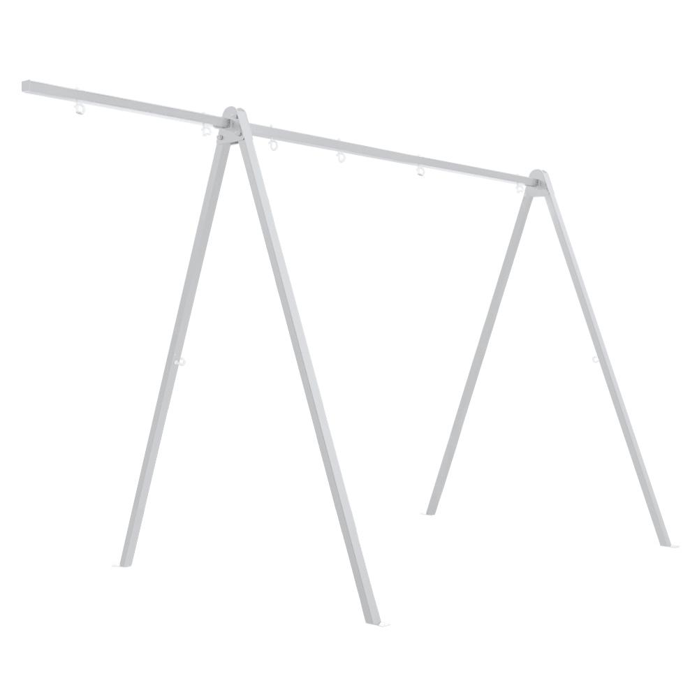 Extension frame for swing swing handle hooks metal bar white