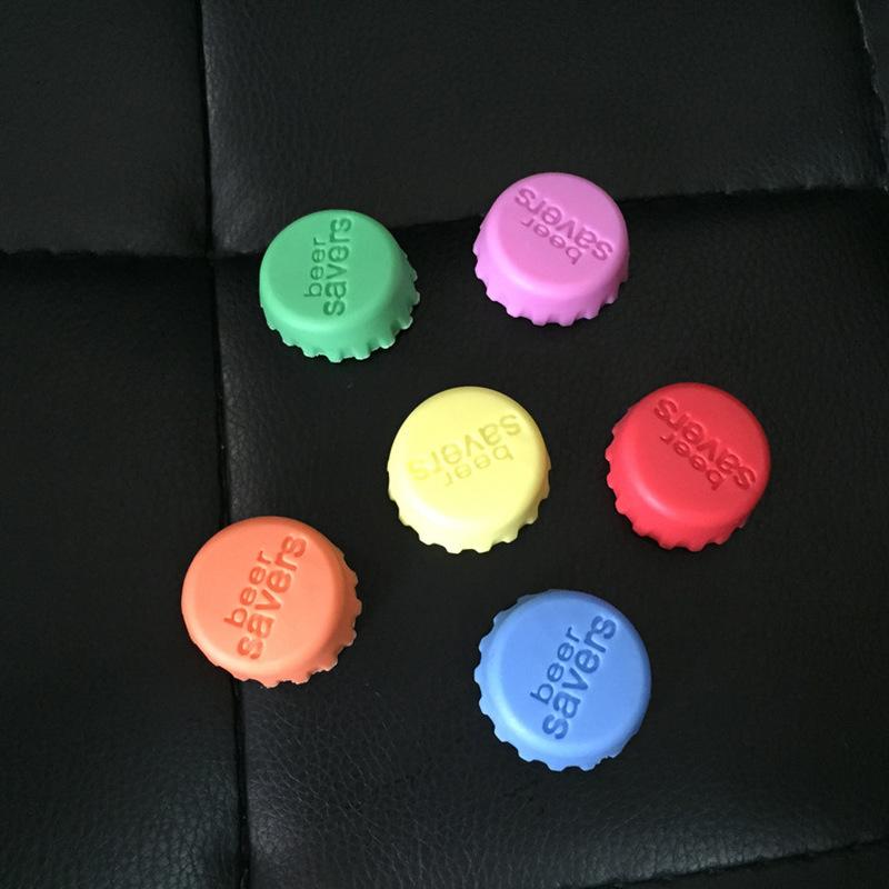 Silicone Wine Bottle Caps 6-piece Creative Home Candy Color Beer Protector Sealing Stopper Wine Bottle Stopper
