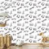 Youth wallpaper for living room and bedroom 50x1000