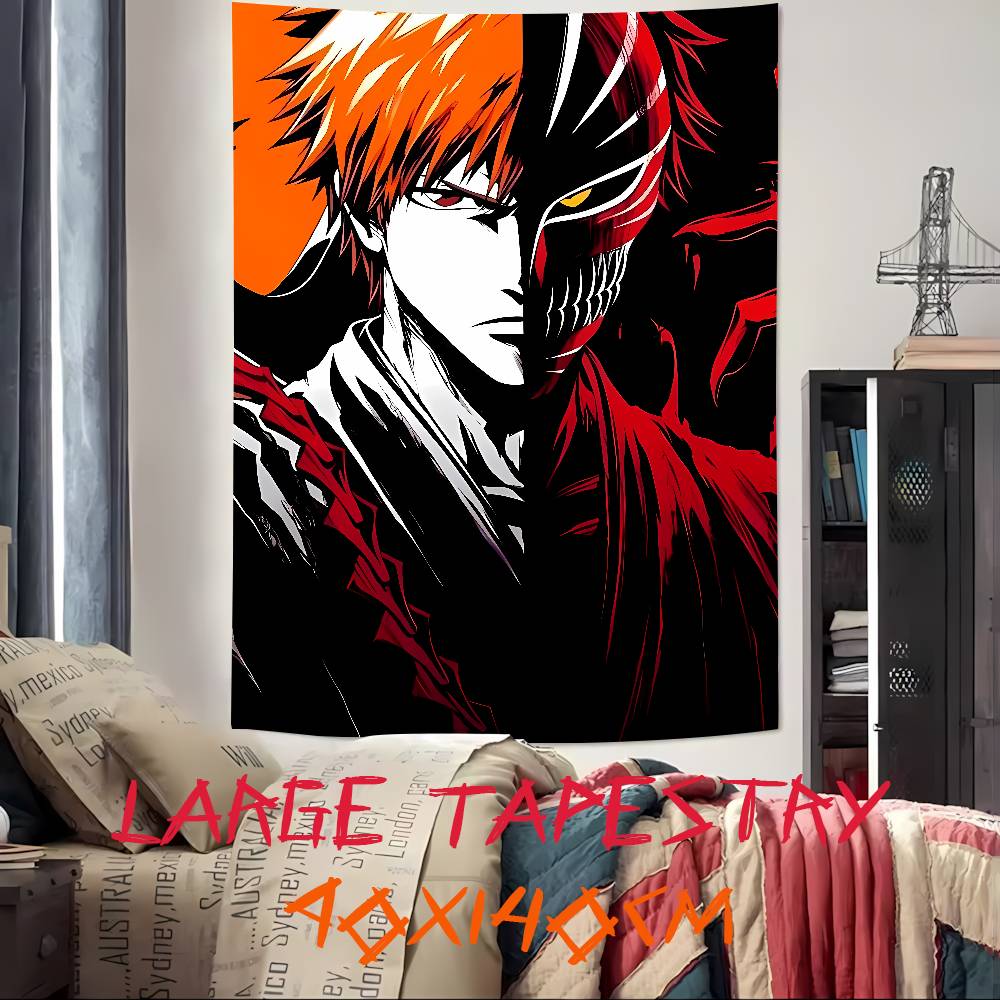 Fashion Cool Anime BBleachS Tapestry Decoration Bedroom Dormitory Background Cloth Holiday Home Party Living Room Club Tapestry
