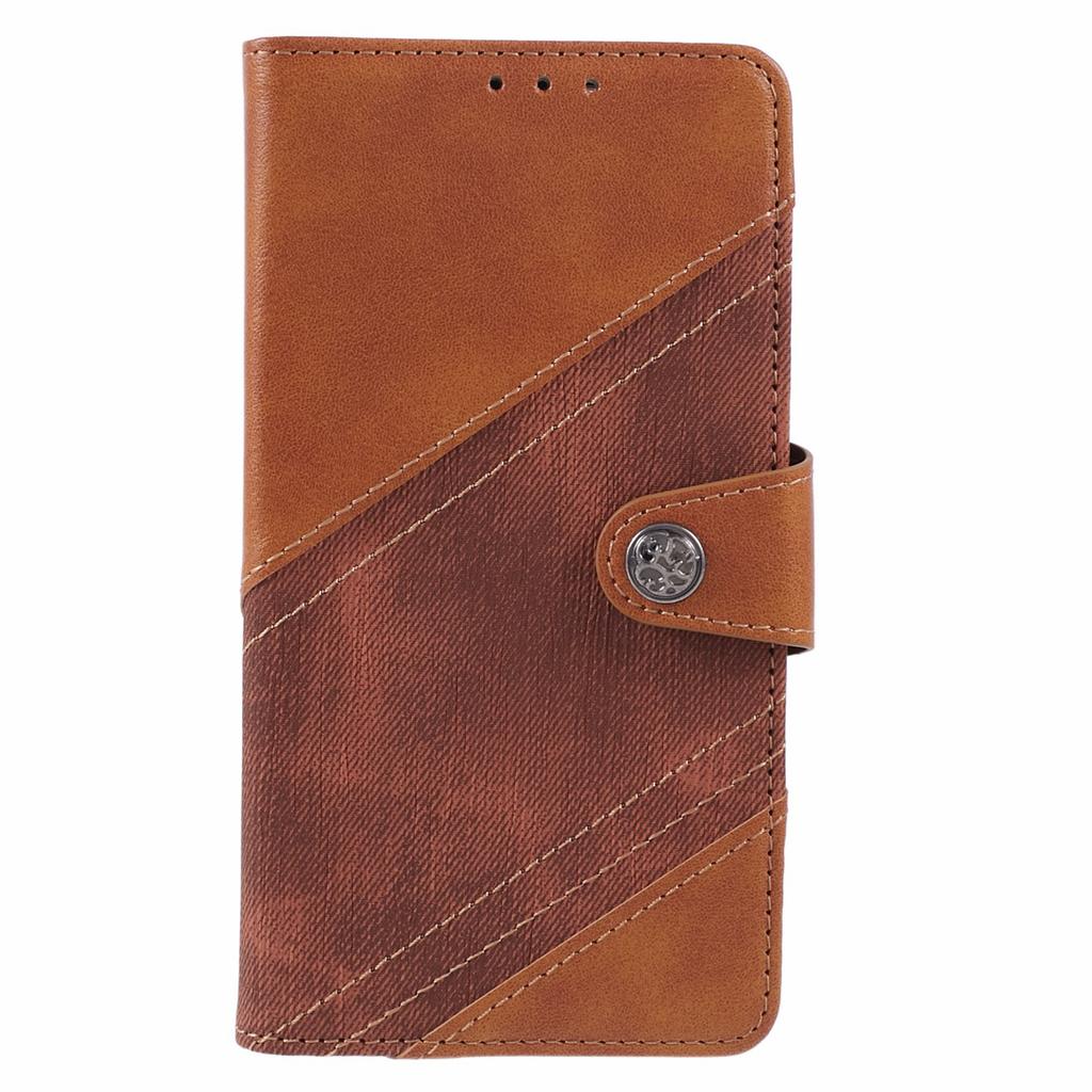 For Huawei Nova 12 Pro 5G/nova 12 Ultra 5G Cell Phone Case Splicing Crazy Horse Texture PU Leather Wallet Cover