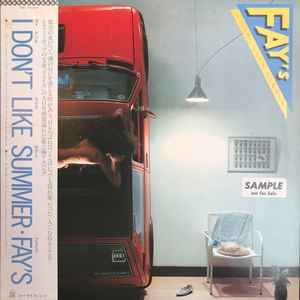 

LP Record FAYS I Dont Like Summer 25K3PROMO FOR LIFE 1982 Japan Japanese PopRock Used