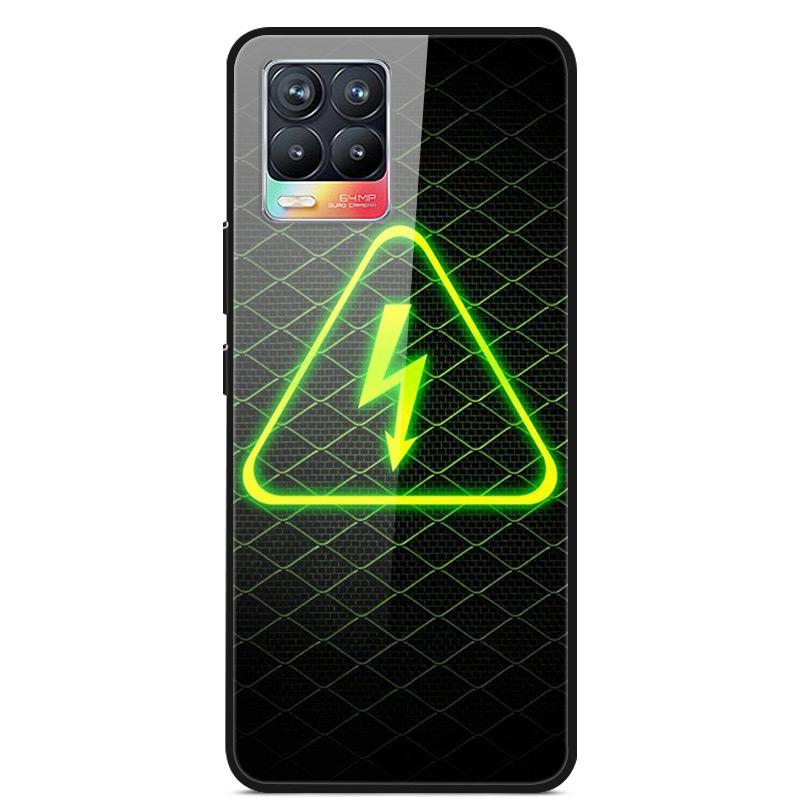 Glass Back Cover For Realme 8 Pro Case Tempered Glass Case For Realme 8 Pro 8i Realme 8 5G Phone Case Cover Realme8 5G Pro Funda
