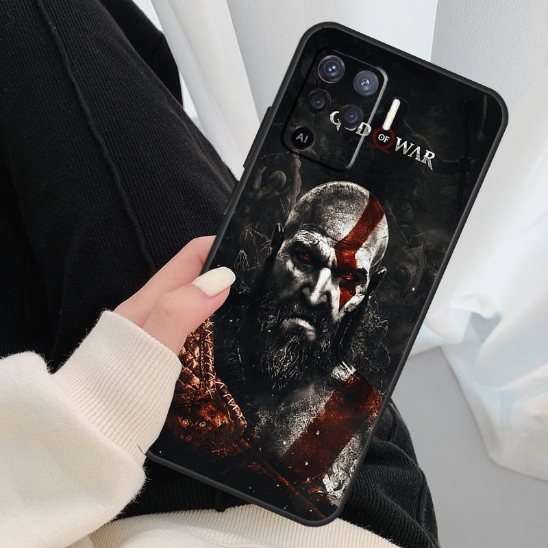 God of War Case For Oppo A96 A76 A16 A60 A98 A58 A78 A18 A38 A80 A40 A77 A57 A17 A74 A54 A94 A15 A5 Pro
