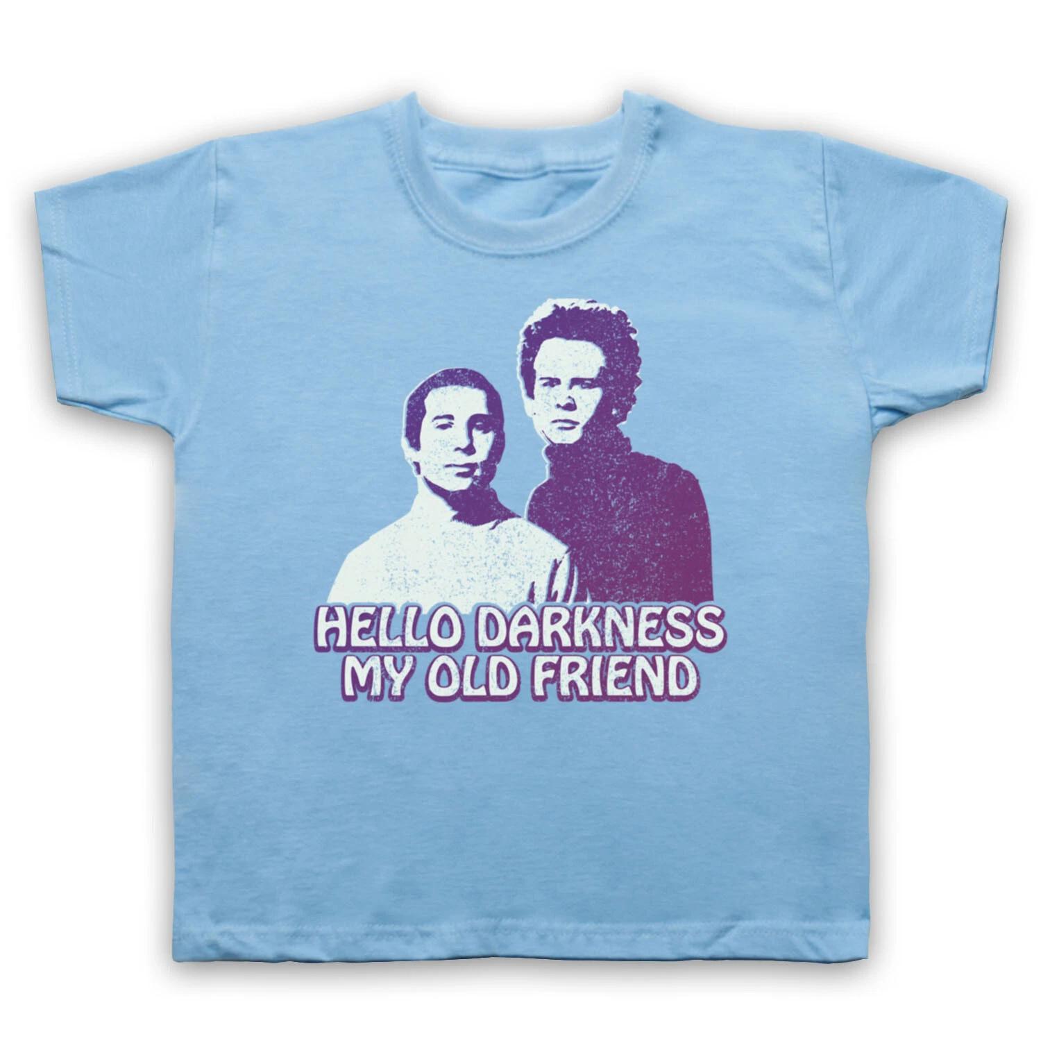 SOUND OF SILENCE UNOFFICIAL SIMON AND GARFUNKEL DUO KIDS CHILDS T-shirt 100