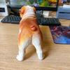 BRResin Handicrafts Creative and Cute Realistic Puppy French Bulldog Decorative Item Dog Outdoor Garden and Courtyard DecorationEY