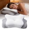 Neck Pillow for Back and Side Sleepers, Memory Foam Pillow, Cooling Removable Pillowcase, Breathable, Ergonomic Neck Support