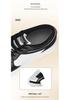 Men's Height Increasing Platform Board Shoes - Thick Sole, Color Blocking, Spring Low-Top Cowhide Sports Sneakers