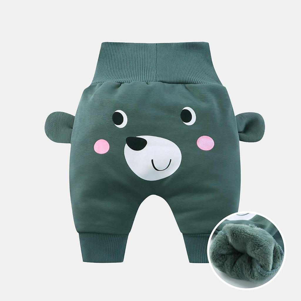 Infant High-Waist Belly Protection Pants: Spring & Autumn Style for Boys & Girls