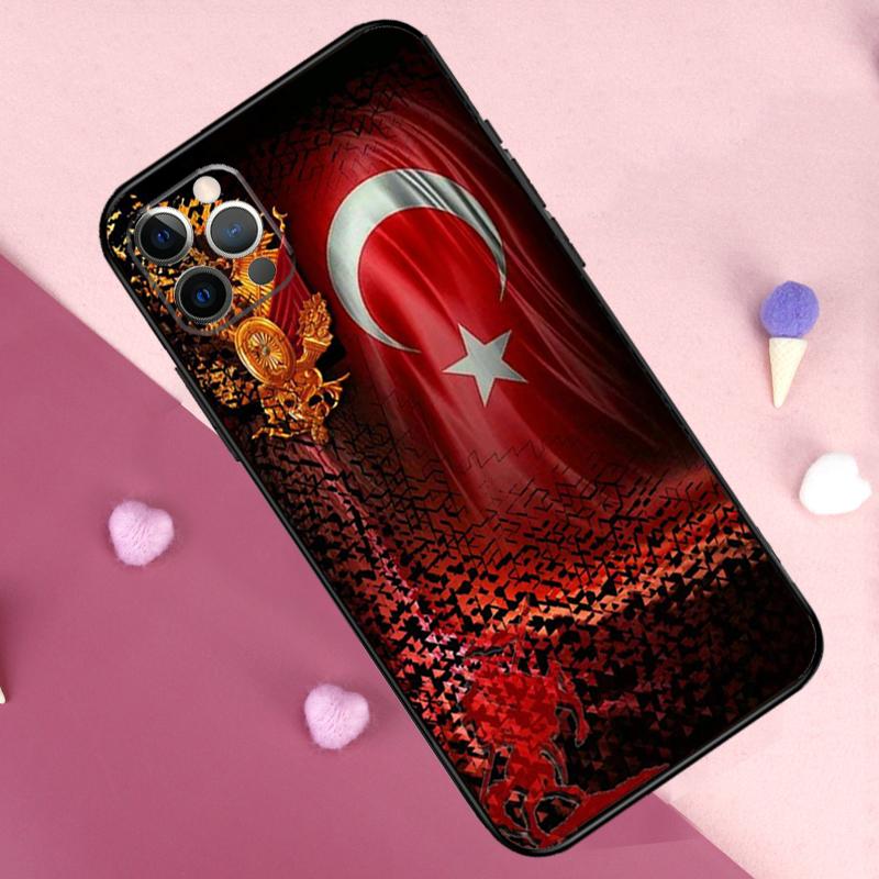 

Turkey Turkish Flag Phone Case For iPhone 17 Pro Max 17 Air 11 14 15 16 Pro Max Plus 12 13 Mini 16e Back Cover iPhone 11Pro MAX