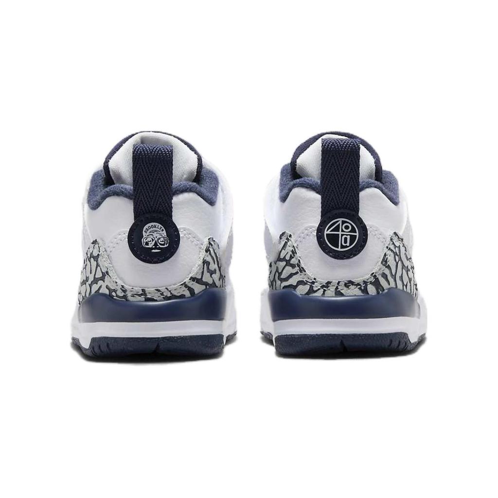 Air Jordan Spizike Low TD Obsidian Baby Sneakers White Pure-Platinum FQ3952-104