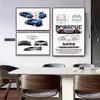 Pittura su Tela Poster a Tema Auto Pittura Decorativa Soggiorno Camera da Letto Stanza E-sport Murale da Corsa Supercar GTR
