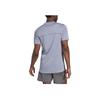 Adidas Solid Color Crew Neck Training Short Sleeve T-Shirt Men Tops Purple HZ7277