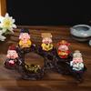 Xile Wufu God of Wealth Figurines for Home and Office Decoration
