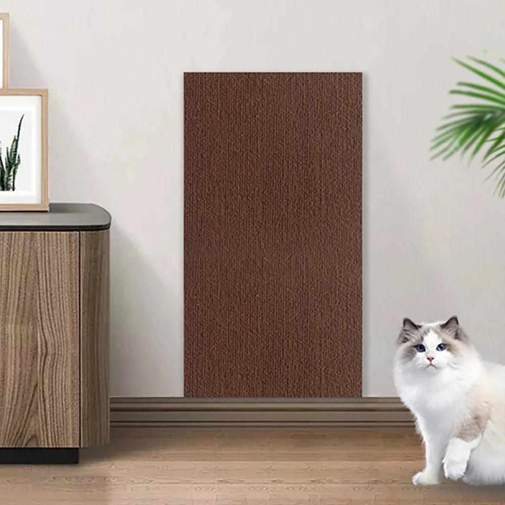 

Диван с защитой от царапин, коврик для ползания кошек, шлифовальная рама для лазанья, защита дивана, самоклеящийся ковер, когтеточка для кошек, игрушки для кошек 30x100cm коричневый