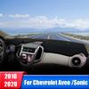 Car Dashboard Cover For Chevrolet Sonic / Aveo 2016 2017 2018 Trument Desk Sun Shade Non-slip Pad Accessories